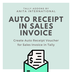 Auto Receipt of Sales Invoice Tally